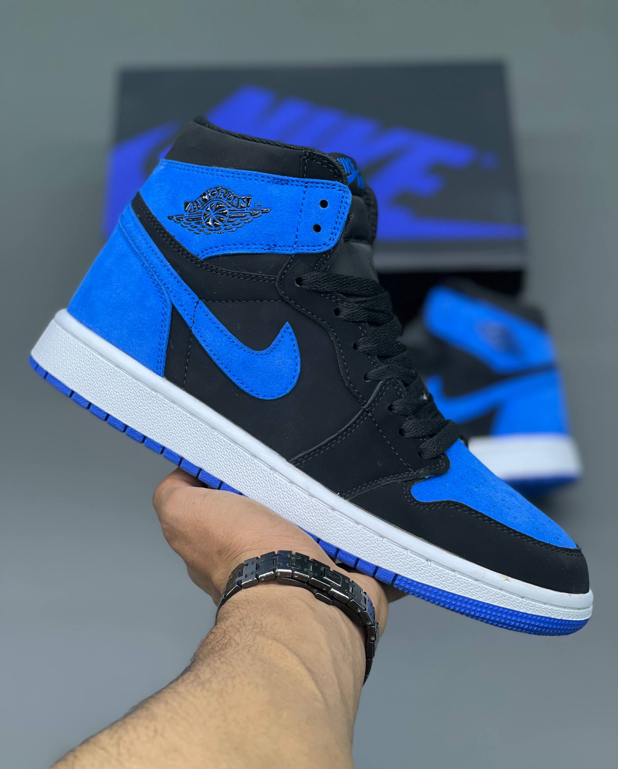 جردن 1 ساقدار تو بلو   Air Jordan1